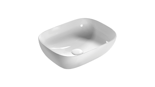 T-Edge Soft Rectangle Countertop Basin 500mm